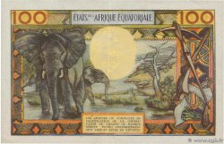 100 Francs EQUATORIAL AFRICAN STATES (FRENCH)  1963 P.03a fVZ