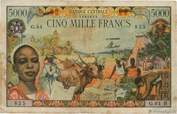 5000 Francs EQUATORIAL AFRICAN STATES (FRENCH)  1963 P.06b fS