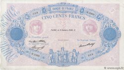 500 Francs BLEU ET ROSE FRANCE  1936 F.30.37 VF