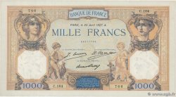 1000 Francs CÉRÈS ET MERCURE FRANCIA  1927 F.37.01 SC