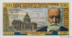 5 NF sur 500 Francs Victor HUGO FRANCIA  1959 F.52.02 q.FDC