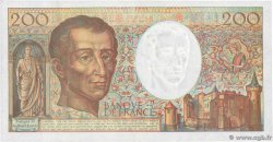 200 Francs MONTESQUIEU alphabet 101 FRANKREICH  1992 F.70bis.01 VZ