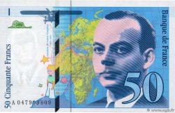 50 Francs SAINT-EXUPÉRY modifié FRANCE  1999 F.73.05 UNC