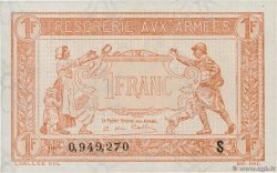 1 Franc TRÉSORERIE AUX ARMÉES 1919 FRANCE  1919 VF.04.06 SPL