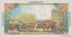 5 NF sur 500 Francs Pointe-à-Pitre GUADELOUPE  1960 P.42 fST+