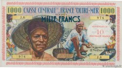 10 NF sur 1000 Francs Pêcheur GUADELOUPE  1960 P.43 fST+