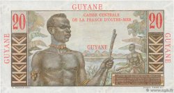 20 Francs Émile Gentil FRENCH GUIANA  1946 P.21a VZ+