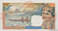 10 NF sur 1000 Francs Union Française FRENCH GUIANA  1960 P.32 EBC+