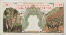 200 Piastres - 200 Dong FRENCH INDOCHINA  1953 P.109 VF+