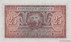 25 Piastres LIBANO  1950 P.042 FDC
