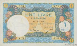 1 Livre Libanaise LIBANO  1945 P.048a EBC