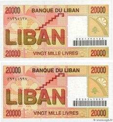 20000 Livres Lot LIBANON  1995 P.072 ST