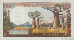 100 Francs - 20 Ariary MADAGASCAR  1964 P.057a AU+