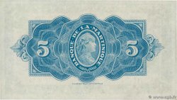 5 Francs MARTINIQUE  1942 P.16b SC