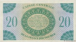 20 Francs MARTINIQUE  1944 P.24 AU