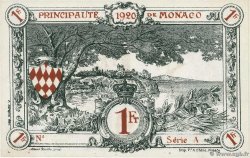 1 Franc Spécimen MONACO  1920 P.05s ST