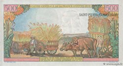 10 NF sur 500 Francs Pointe à Pitre Numéro spécial SAN PEDRO Y MIGUELóN  1964 P.33 SC+