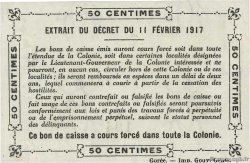 0,50 Franc SENEGAL  1917 P.01b q.FDC