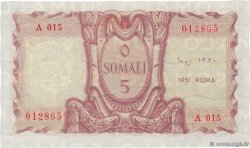 5 Somali SOMALIA ITALIANA  1951 P.16 q.FDC