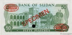 50 Piastres Spécimen SUDAN  1974 P.12bs FDC