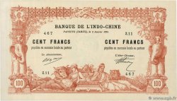 100 Francs TAHITI  1920 P.06b VZ+