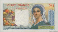 20 Francs TAHITI  1954 P.21b SC+