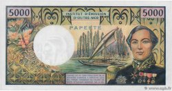 5000 Francs TAHITI  1985 P.28d FDC