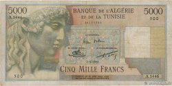 5000 Francs ALGÉRIE  1955 P.109b