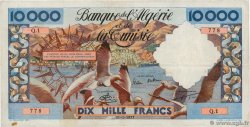 10000 Francs ALGÉRIE  1955 P.110 TB+