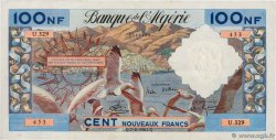 100 Nouveaux Francs ALGERIA  1961 P.121b