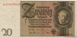 20 Reichsmark ALLEMAGNE  1929 P.181b
