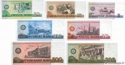 5 au 500 Mark Lot GERMAN DEMOCRATIC REPUBLIC  1975 P.27a au P.33 UNC-