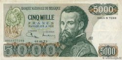 5000 Francs BELGIEN  1973 P.137a