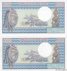 1000 Francs Lot CAMEROON  1984 P.21 UNC-