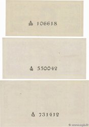 10, 25 et 50 Cents Lot CEYLON  1942 P.043a, P.044a et P.045a UNC-