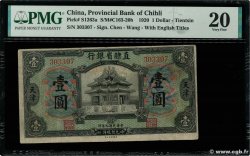 1 Dollar REPUBBLICA POPOLARE CINESE Tientsin 1920 PS.1263a MB