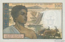 100 Francs COMORE  1963 P.03b2 AU+