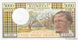 5000 Francs DJIBOUTI  1988 P.38b pr.NEUF
