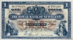 1 Pound SCOTLAND  1939 P.322a EBC