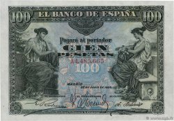 100 Pesetas SPAIN  1906 P.059a VF+