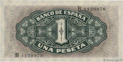 1 Peseta SPAIN  1940 P.122a UNC
