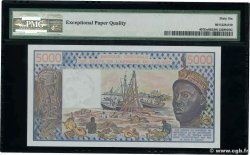 5000 Francs WEST AFRIKANISCHE STAATEN  1981 P.407Dc ST