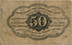 50 Cents VEREINIGTE STAATEN VON AMERIKA  1862 P.100d fS