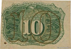 10 Cents VEREINIGTE STAATEN VON AMERIKA  1863 P.102a VZ