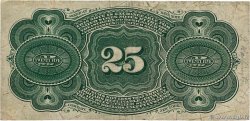 25 Cents ESTADOS UNIDOS DE AMÉRICA  1863 P.118a MBC