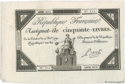 50 Livres FRANCIA  1792 Ass.39a SPL