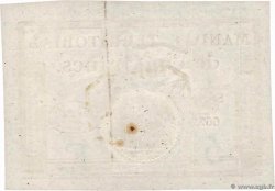 5 Francs Monval cachet rouge FRANCIA  1796 Ass.63c EBC