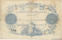 25 Francs type 1870 - Clermont-Ferrand FRANCIA  1870 F.A44.01 RC+