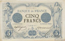5 Francs NOIR FRANKREICH  1873 F.01.14 SS
