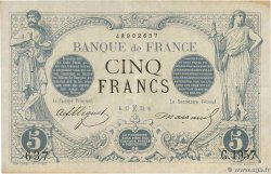 5 Francs NOIR FRANCIA  1873 F.01.15 BB